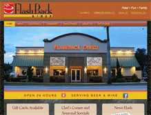 Tablet Screenshot of flashbackdiner.com